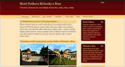 Desktop Screenshot of motel-podkova.cz